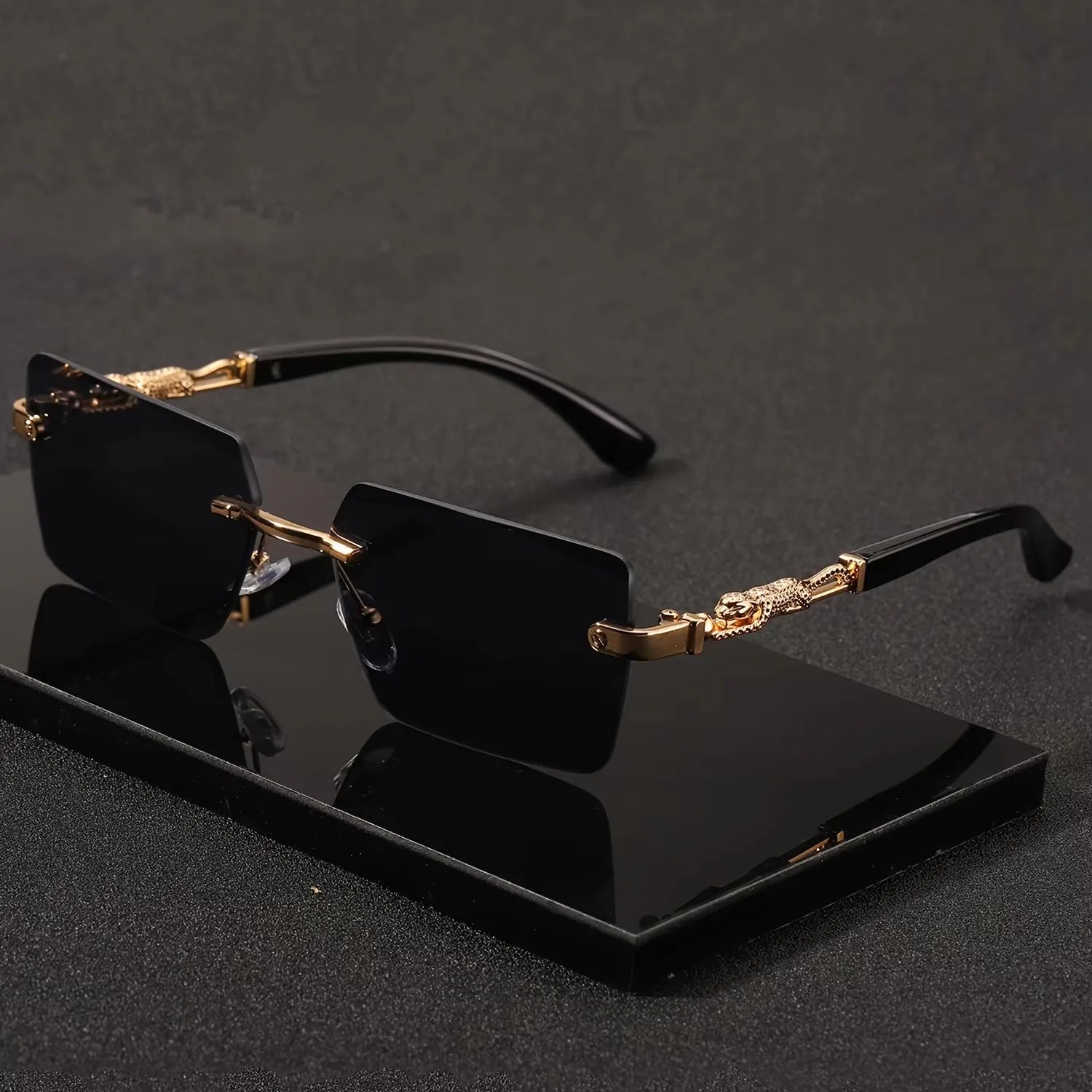 Trendy Rimless Sunglasses